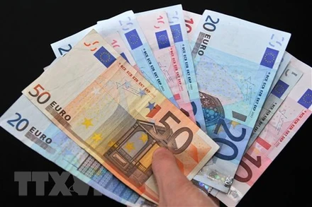 Đồng tiền euro. (Ảnh: AFP/TTXVN)