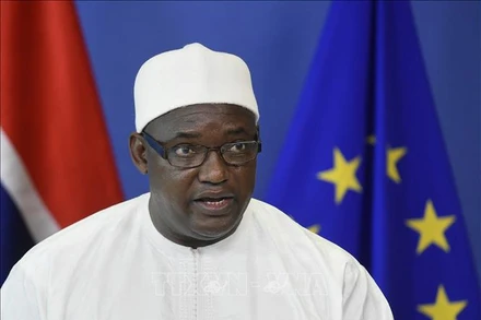 Tổng thống Gambia Adama Barrow. (Ảnh tư liệu: AFP/TTXVN)