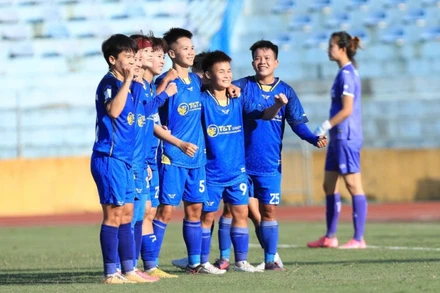 Thái Nguyên T&T thi đấu khởi sắc ở mùa giải năm nay, xuất sắc giành vé vào chung kết Giải bóng đá nữ Cúp Quốc gia 2024.