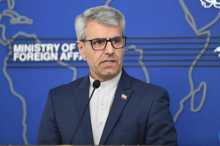 Người phát ngôn Bộ Ngoại giao Iran Esmaeil Baghaei. (Ảnh: THX)