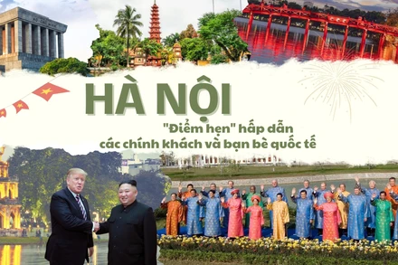 Hà Nội - "điểm hẹn" hấp dẫn các chính khách và bạn bè quốc tế