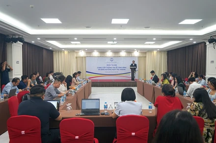 Quang cảnh hội nghị. (Ảnh: TRUNG HƯNG)