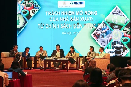 Quang cảnh tọa đàm. (Ảnh: TRUNG HƯNG)