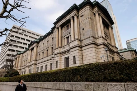 Trụ sở Ngân hàng Trung ương Nhật Bản tại Tokyo, Nhật Bản. (Ảnh: Reuters) 