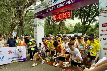Giải chạy Pháp ngữ 2025 thu hút đông đảo các vận động viên từ nhiều lứa tuổi tham gia. (Ảnh: BTC) 