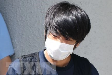 Tetsuya Yamagami, kẻ bị cáo buộc sát hại cựu Thủ tướng Abe Shinzo. (Ảnh: AFP/TTXVN)