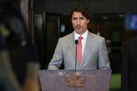 Thủ tướng Canada Justin Trudeau. (Ảnh: AFP/TTXVN)