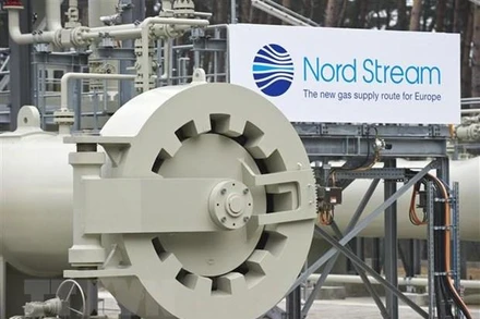 Hệ thống đường ống dẫn khí của Dòng chảy phương Bắc 1 (Nord Stream 1) tại Lubmin, Đức. (Ảnh: AFP/TTXVN)