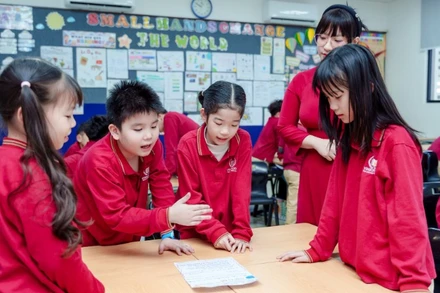 Học sinh thuộc hệ thống trường Vinschool. (Ảnh minh họa: Vinschool) 