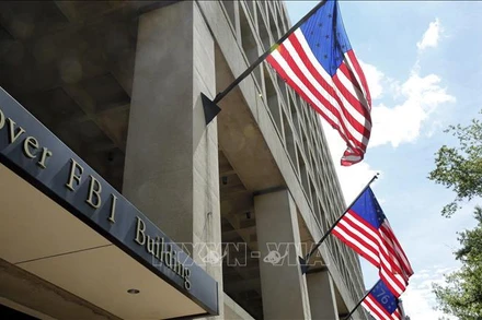 Trụ sở Cục Điều tra liên bang Mỹ (FBI) tại Washington, DC. (Ảnh: AFP/TTXVN) 