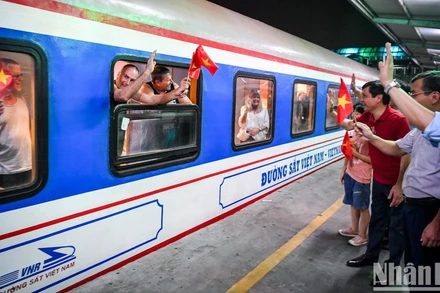 Pháp cam kết sẵn sàng hỗ trợ các dự án đường sắt Việt Nam. (Ảnh minh họa: THÀNH ĐẠT) 