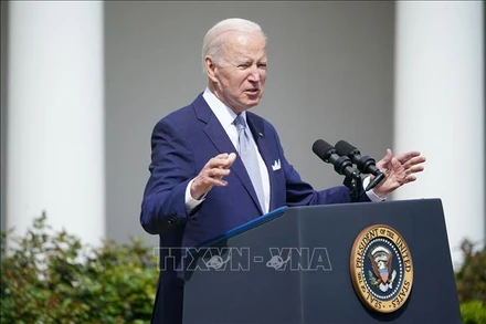 Tổng thống Mỹ Joe Biden. (Ảnh: AFP/TTXVN)