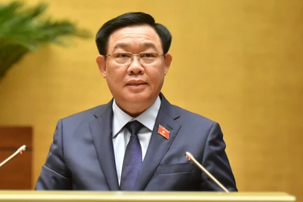 Chủ tịch Quốc hội Vương Đình Huệ. Ảnh: Đăng Khoa