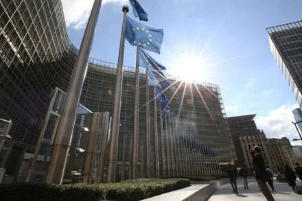 Tòa nhà Ủy ban châu Âu tại Brussels, Bỉ. (Ảnh: Xinhua) 