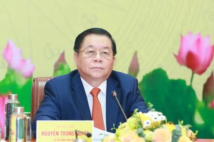 Bí thư Trung ương Đảng, Trưởng Ban Tuyên giáo Trung ương Nguyễn Trọng Nghĩa. (Ảnh: TTXVN)