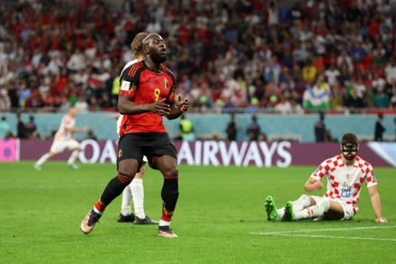 Trong trận đấu cuối cùng vòng bảng của Bỉ, gương mặt đáng chê trách nhất phải nhắc đến Lukaku với một loạt tình huống bỏ lỡ đến khó tin. (Ảnh: FIFA)