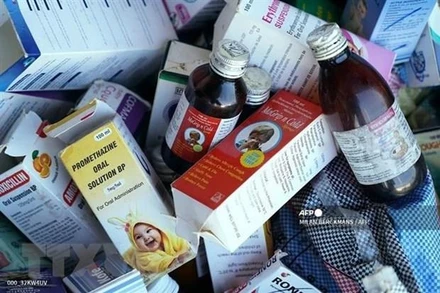 Siro ho thu giữ tại Banjul, Gambia ngày 6/10/2022. (Ảnh: AFP/TTXVN)