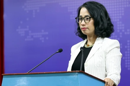 Người phát ngôn Bộ Ngoại giao Việt Nam Phạm Thu Hằng. 