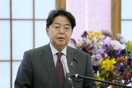 Ngoại trưởng Nhật Bản Yoshimasa Hayashi. (Ảnh: Kyodo/TTXVN) 