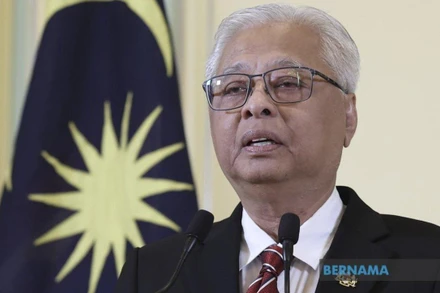 Thủ tướng Malaysia Ismail Sabri Yaakob phát biểu. (Ảnh: Bernama)