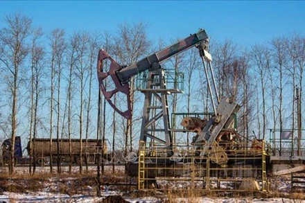 Một trạm bơm dầu gần Dyurtyuli, Bashkortostan, Nga. (Ảnh minh họa: Getty Images/TTXVN)