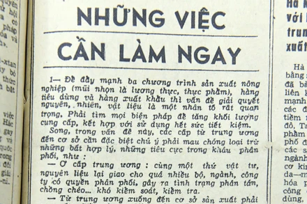 Những việc cần làm ngay (Bài 21)