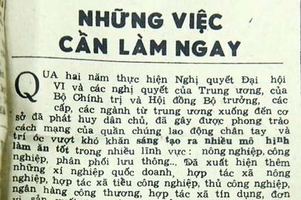Những việc cần làm ngay (Bài 24)