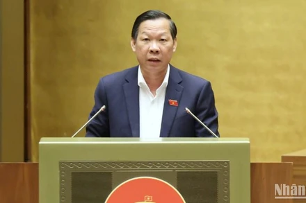 Chủ nhiệm Ủy ban Kinh tế và Tài chính của Quốc hội Phan Văn Mãi. (Ảnh: DUY LINH) 