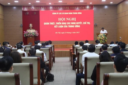 Các báo cáo viên giới thiệu, quán triệt những nội dung quan trọng, cốt lõi của các nghị quyết, chỉ thị, kết luận của Trung ương.