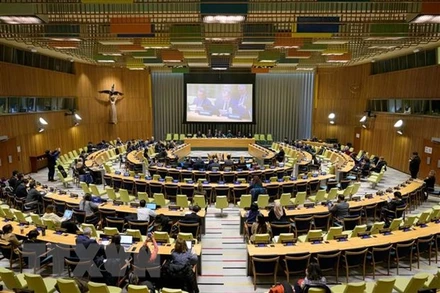 Toàn cảnh Hội nghị Nước Liên hợp quốc 2023 tại New York, Mỹ ngày 21/3/2023. (Ảnh: THX/TTXVN)