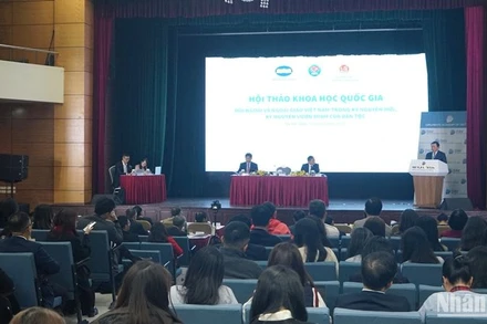 Quang cảnh hội thảo. (Ảnh: TRUNG HƯNG) 