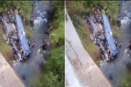 Hình ảnh hiện trường vụ tai nạn. (Nguồn: kenyans.co.ke)