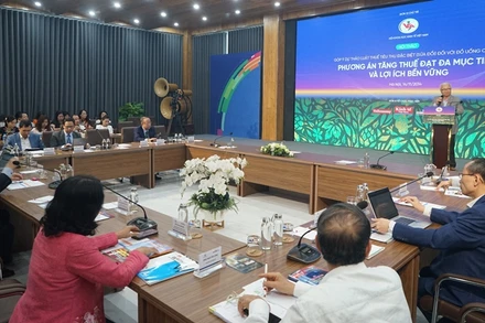 Quang cảnh hội thảo. (Ảnh: TRUNG HƯNG) 