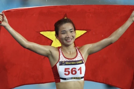 Lịch thi đấu bị thay đổi một cách bất ngờ đang gây khó cho kỷ lục gia Nguyễn Thị Oanh. (Ảnh: TTXVN)