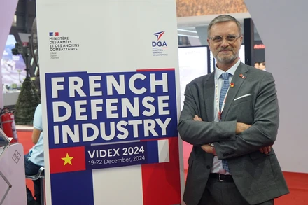 Đại sứ Pháp tại Việt Nam Olivier Brochet. (Ảnh: TRUNG HƯNG)