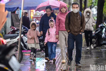 Theo nhận định của Trung tâm Dự báo khí tượng thuỷ văn quốc gia, đây là đợt không khí lạnh có cường độ mạnh nhất mùa đông năm 2023-2024. (Ảnh minh họa: THÀNH ĐẠT)