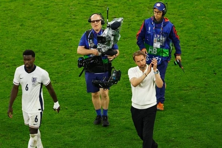 Huấn luyện viên Gareth Southgate thừa nhận tuyển Anh đã gặp khó khăn về lối chơi trong trận đấu với Slovakia. (Ảnh: Reuters) 