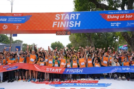 Hơn 2.000 người tham gia giải chạy “Vì một Việt Nam không có bạo lực với phụ nữ và trẻ em gái” lần thứ 3 - năm 2024.