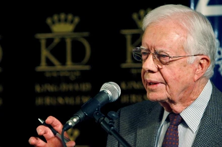 Ông Jimmy Carter, tháng 4/2008. (Ảnh: Reuters)