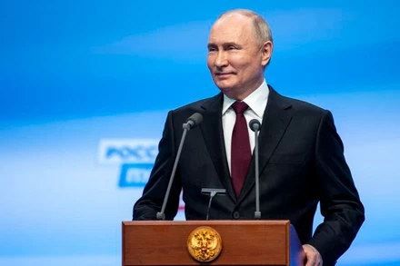 Tổng thống Nga Vladimir Putin. (Ảnh: Xinhua)