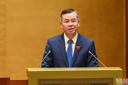 Tổng Kiểm toán Nhà nước Ngô Văn Tuấn. (Ảnh: DUY LINH) 