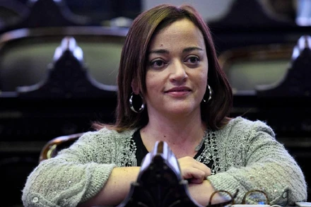 Tân Chủ tịch Hạ viện Argentina, bà Cecilia Moreau. (Ảnh: Télam)