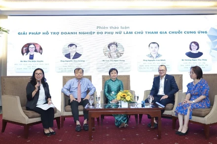 Các đại biểu tham gia phiên thảo luận tại hội thảo. (Ảnh: UN Women) 