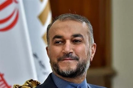 Ngoại trưởng Iran Hossein Amir-Abdollahian tại cuộc họp ở Tehran. (Ảnh: AFP/TTXVN)