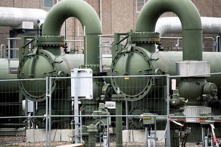 Quang cảnh 1 trạm nén khí ở Embsen, Đức. (Ảnh: REUTERS)