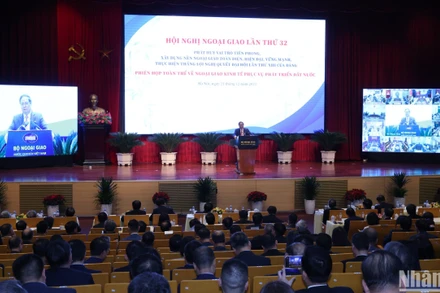 Thủ tướng Phạm Minh Chính phát biểu chỉ đạo hội nghị. (Ảnh: TRUNG HƯNG)