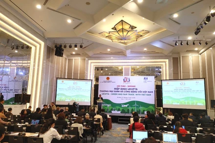 Toàn cảnh hội thảo. (Ảnh: TRUNG HƯNG)