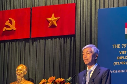 Phó Chủ tịch Ủy ban nhân dân Thành phố Hồ Chí Minh Võ Văn Hoan phát biểu. (Ảnh: CHI MAI)