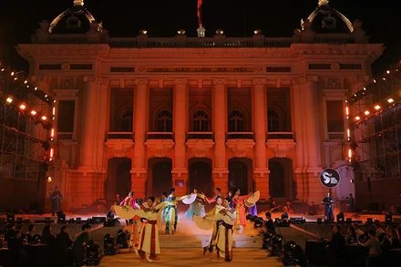 Những tiết mục nghệ thuật đầy sáng tạo để lại ấn tượng mạnh trong lòng công chúng. Ảnh GIANG NAM