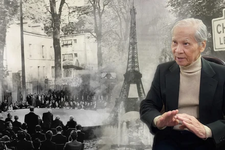 Trò chuyện cùng người phiên dịch tại Hội nghị Paris